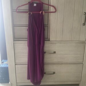 Purple ruched dress M by Venus